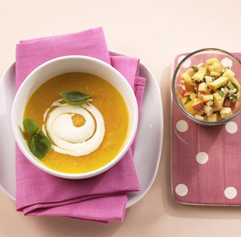 Mandel-Pfefferschoten-Suppe